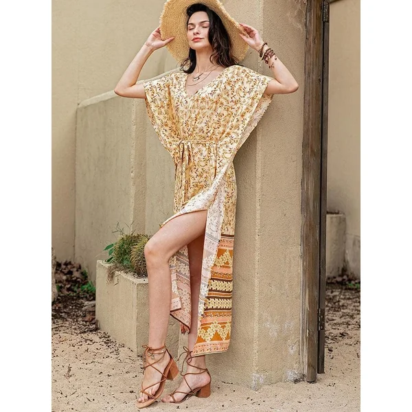 Robe De Promo Bohème Jaune