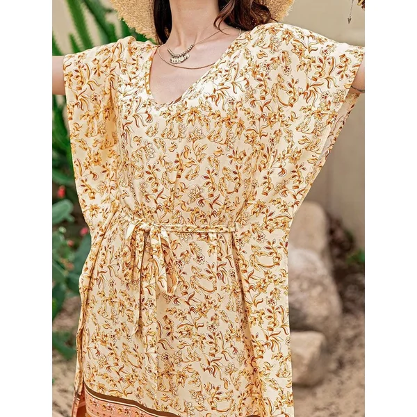 Robe De Promo Bohème Jaune