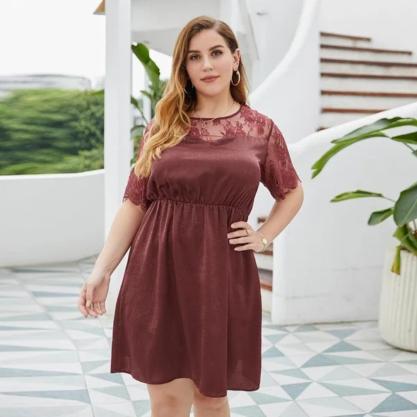 Robe Grande Taille Élégante