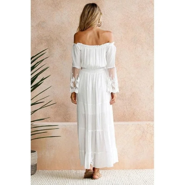 Robe Longue Bohème Blanche