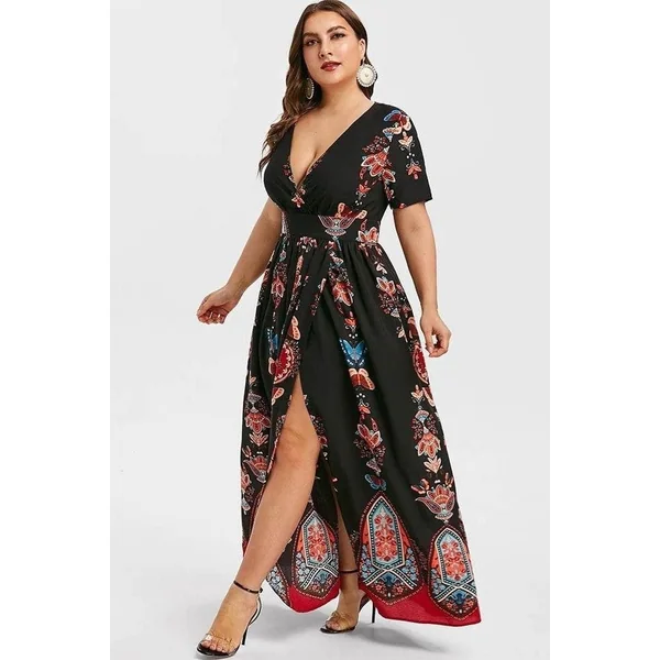 Robe Longue Bohème Chic Grande Taille
