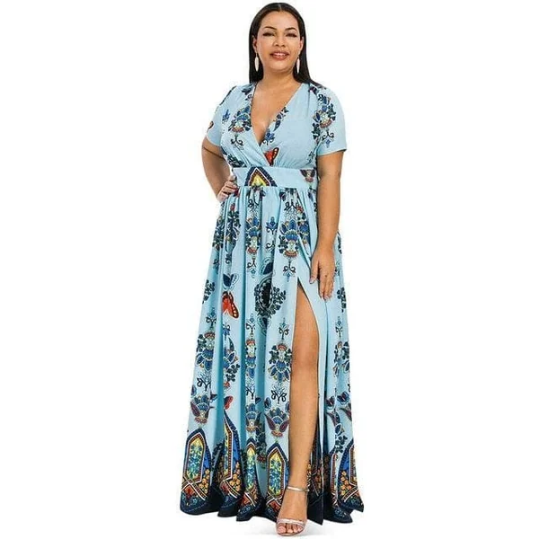 Robe Longue Bohème Chic Grande Taille