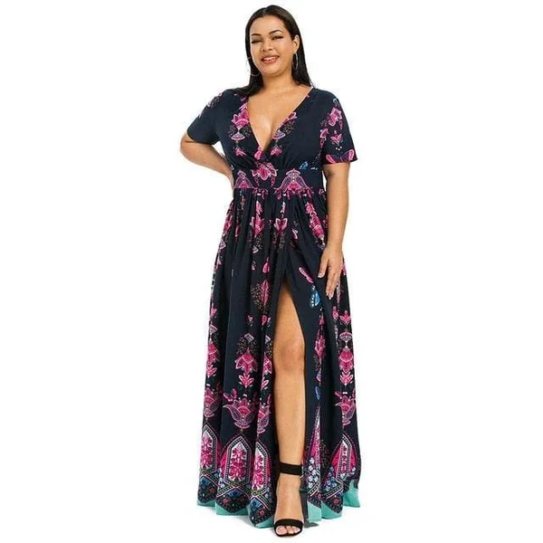 Robe Longue Bohème Chic Grande Taille