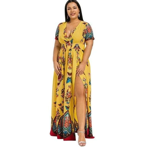 Robe Longue Bohème Chic Grande Taille