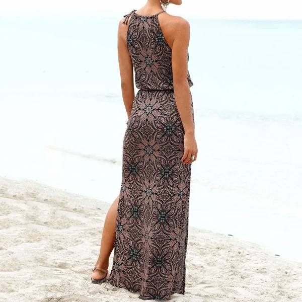 Robe Longue Bohème Droite