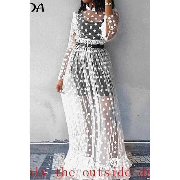 Robe Longue Bohème Transparente