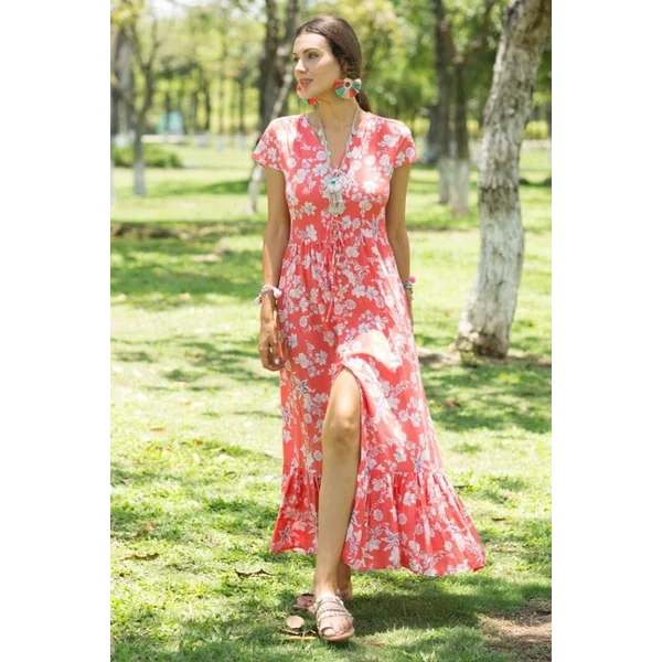 Robe Longue Fleurie Bohème Hippie
