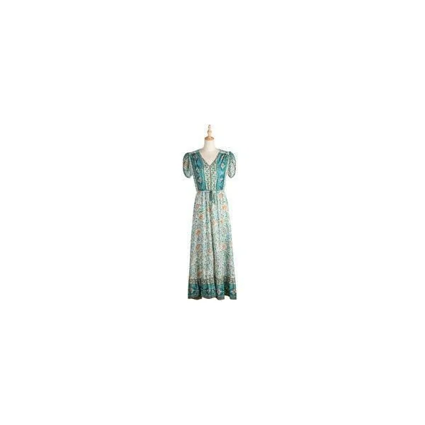 Robe Longue À Fleurs Hippie