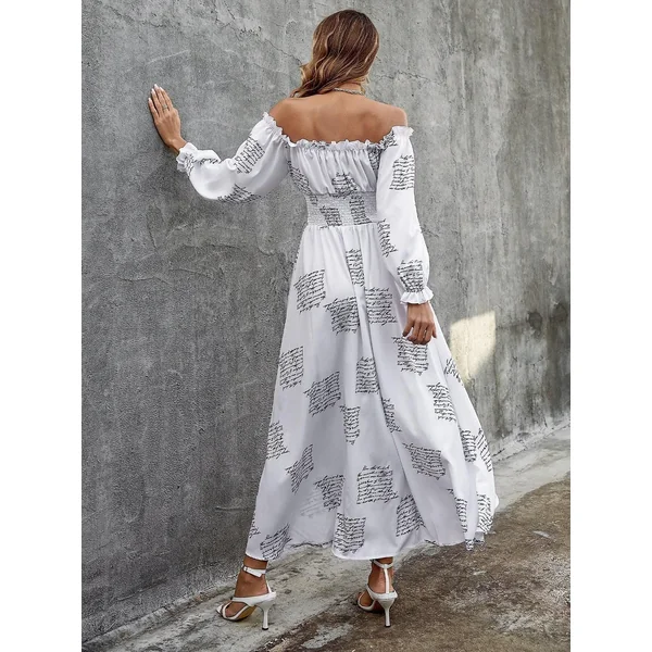 Robe Maxy Blanche Fashion