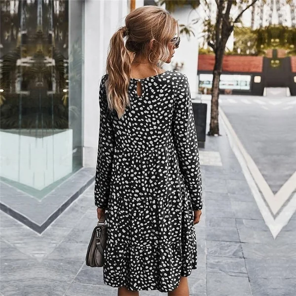 Robe Mi-Longue Bohème Décontractée