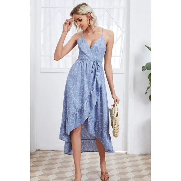 Robe Mode Bleu Automne