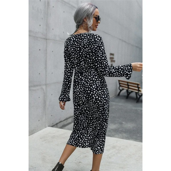 Robe Noire À Pois Pour Femme