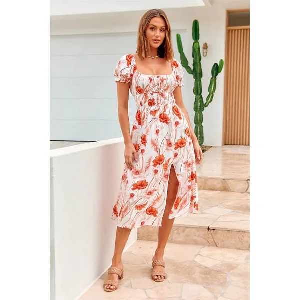 Robe Rouge Pour Mariage Champêtre