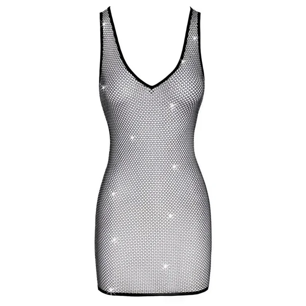 Robe strass transparente