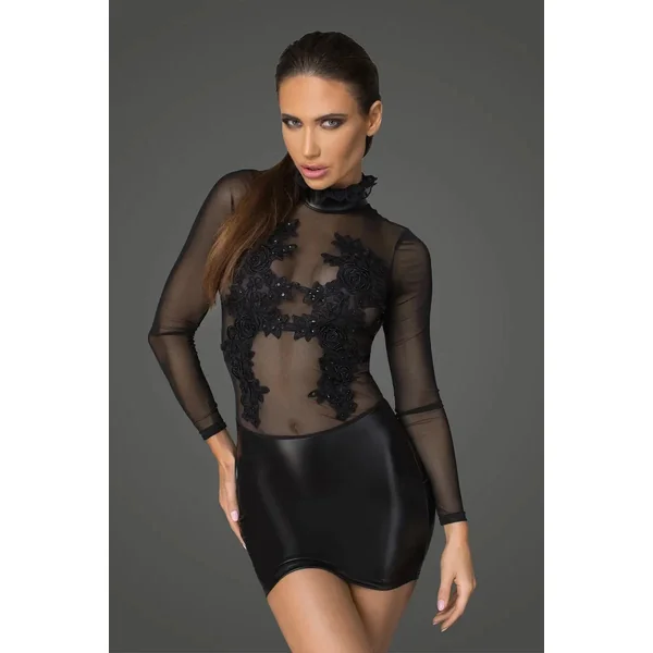 Robe tulle & wetlook VIP