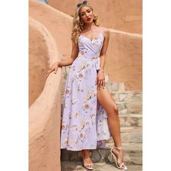 Robe Violette Champêtre