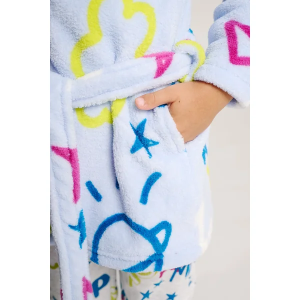 Robe à imprimé étoiles et couronnes pour les 2-8 ans | MUYDEMI