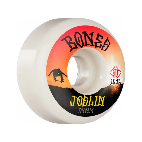 roue skateboard Bones Wheels (Jeu De 4) Stf 54Mm V1 Joslin Sunset 103A