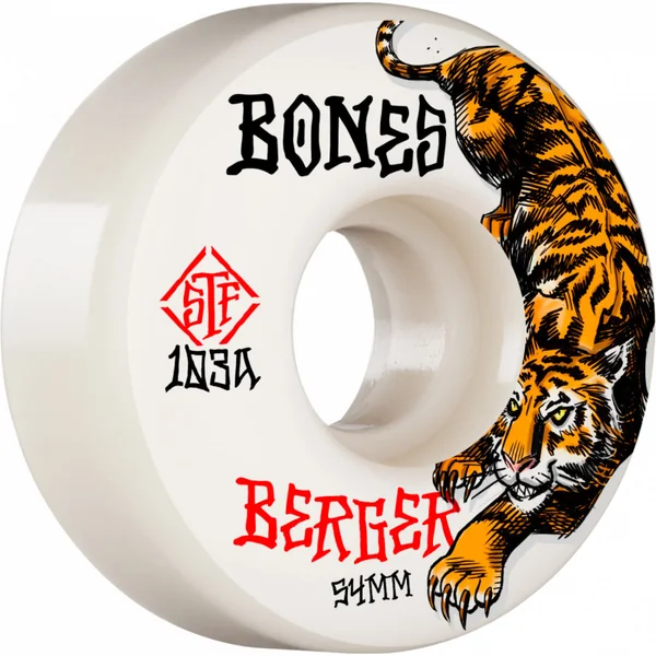 roue skateboard Bones Wheels (Jeu De 4) Stf 54Mm V3 Berger The Hunter 103A