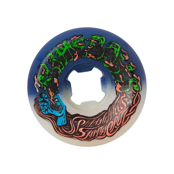roue skateboard Slime Balls Wheels (Jeu De 4) 53Mm Hairballs 50-50 W Blu 95A