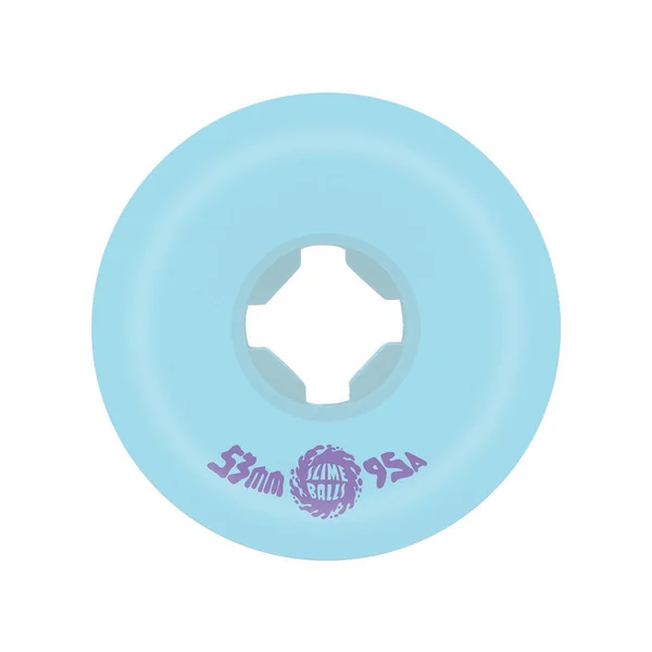 roue skateboard Slime Balls Wheels (Jeu De 4) 53Mm Snot Rockets Blue 95A