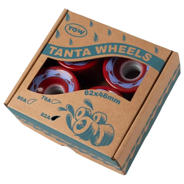 Roues longboard skate Yow Tanta Wheels Set 62mm - 82A