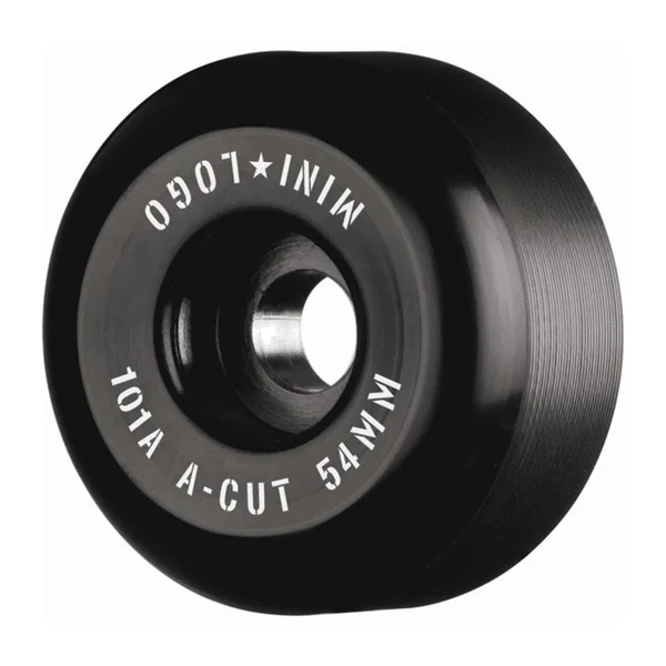 Roues skate MINI LOGO (jeu de 4) 54mm a-cut ii 101a black