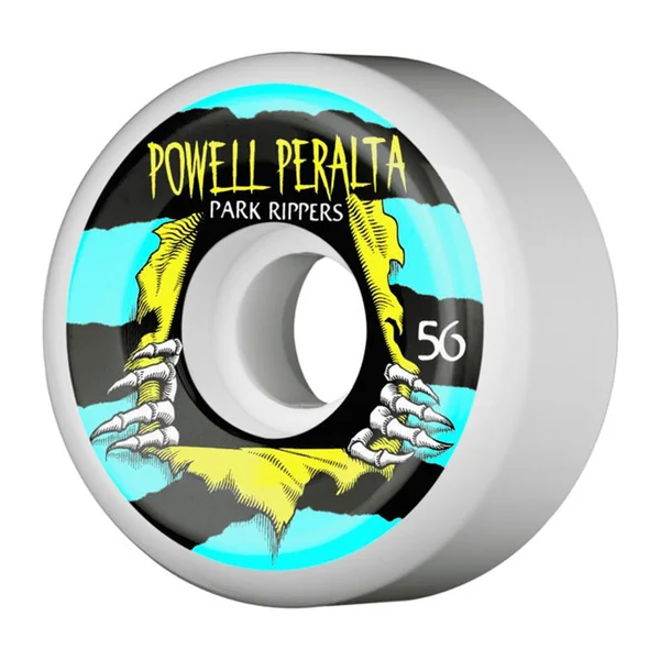 Roues skate POWELL PERALTA (jeu de 4) 56mm park ripper 2 white