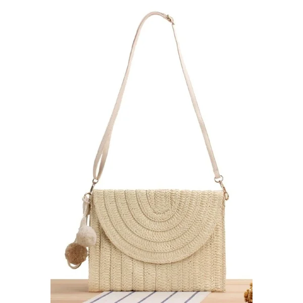 Sac Pochette Paille Bohème