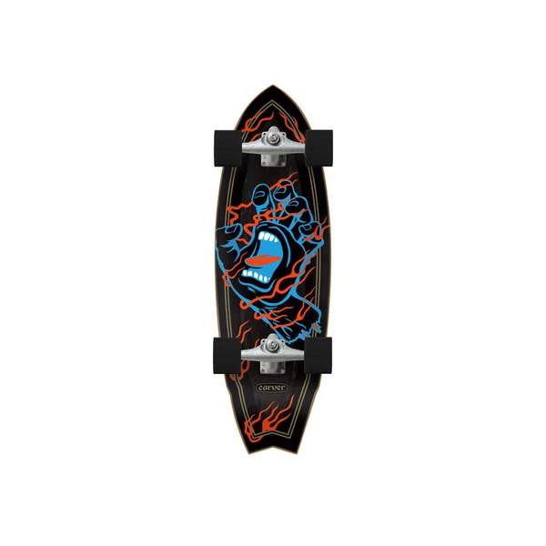 SANTA CRUZ COMPLETE CRUISER INFERNO HAND 9.8 X 31.5 CARVER