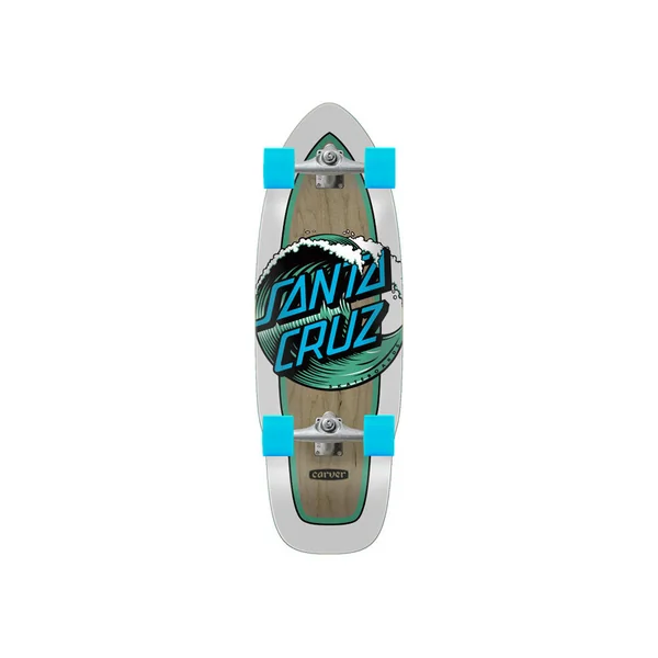 SANTA CRUZ COMPLETE CRUISER WAVE DOT CUT BACK 9.75 X 29.95
