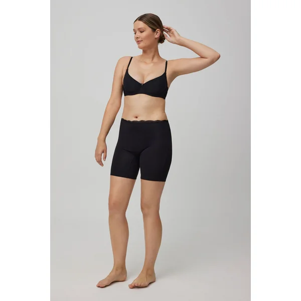 Short anti-frottement en coton noir