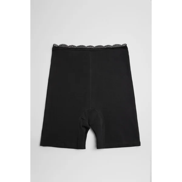 Short anti-frottement en coton noir