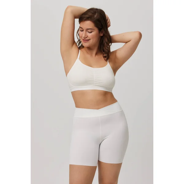 Short anti-frottement élastique blanc