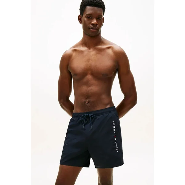 Short De Bain Medium Drawstring Zip Pocket