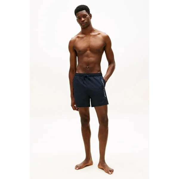 Short De Bain Medium Drawstring Zip Pocket