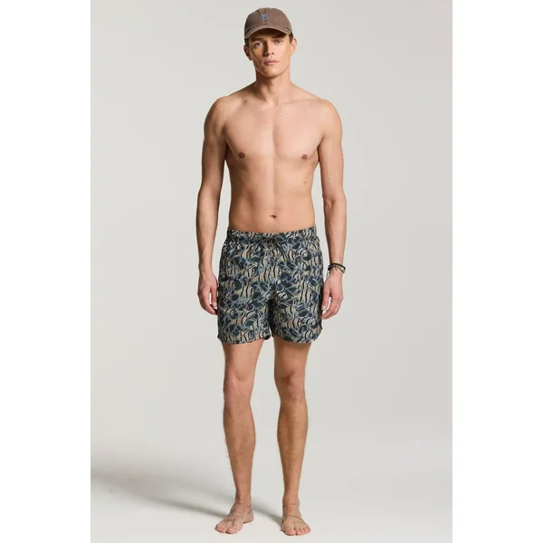 Short De Bain Men Nate Quick Dry 5 Inch Angle Fish