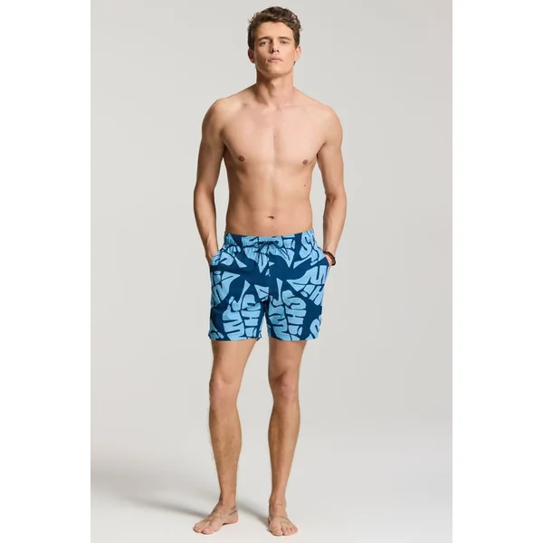 Short De Bain Men Pete 6 Inch Tropic Leaves