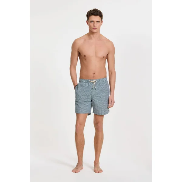Short De Bain Mike 7 Inch Geo Tile