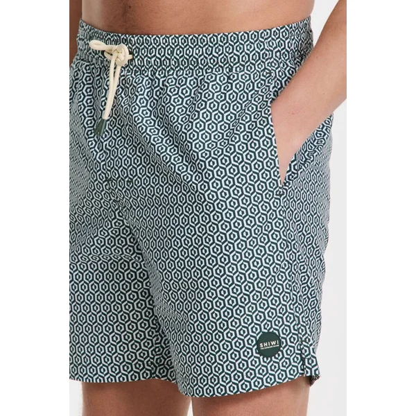 Short De Bain Mike 7 Inch Geo Tile