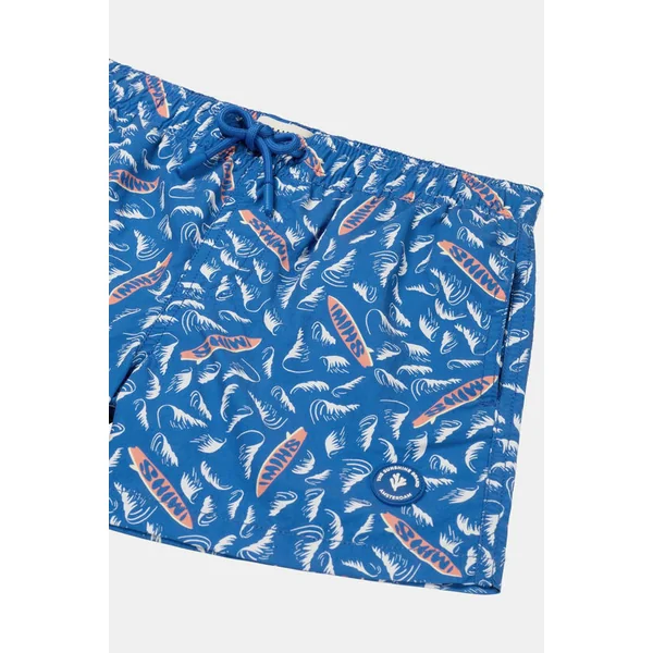 Short De Bain Neil Quick Dry 3 Inch Surf Waves