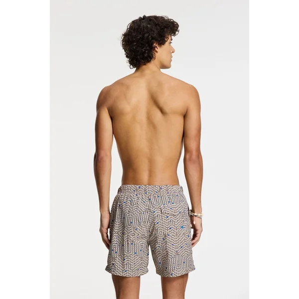 Short De Bain Nick Quick Dry 6 Inch Geo Storm