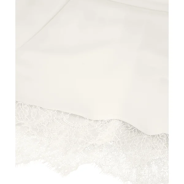 Short en satin Camille - Blanc