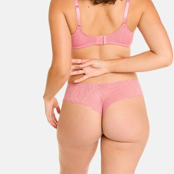 Shorty tanga rose Abeille