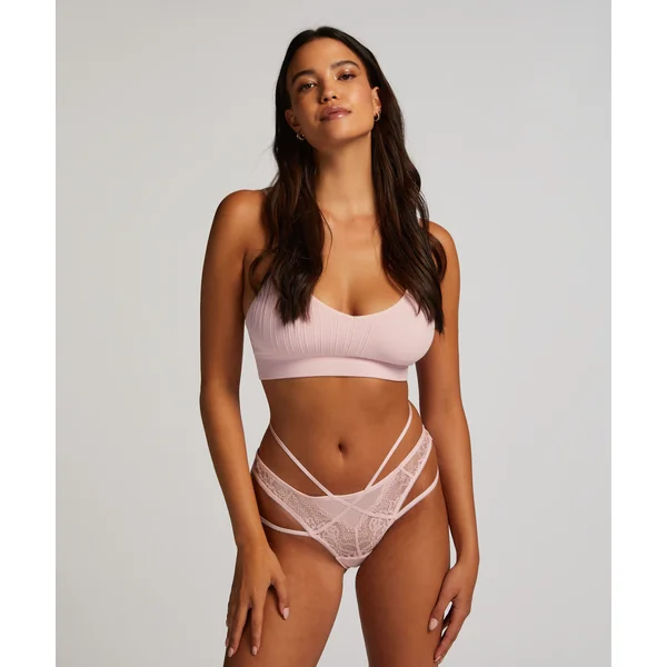 Slip brésilien Amala - Rose