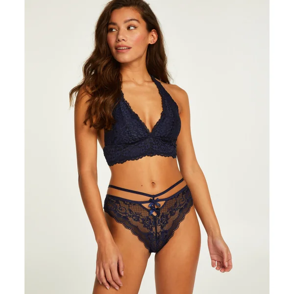 Slip brésilien Annie - Bleu