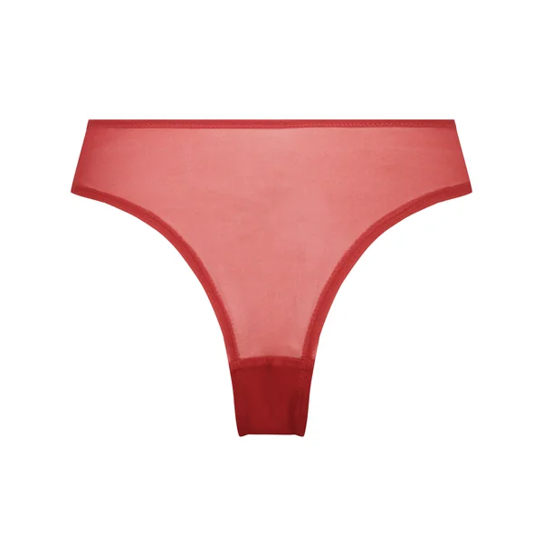 Slip brésilien Harriet à jambes hautes - Rouge