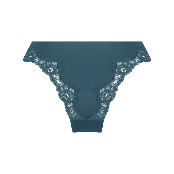 Slip brésilien Lace & Shine - Bleu