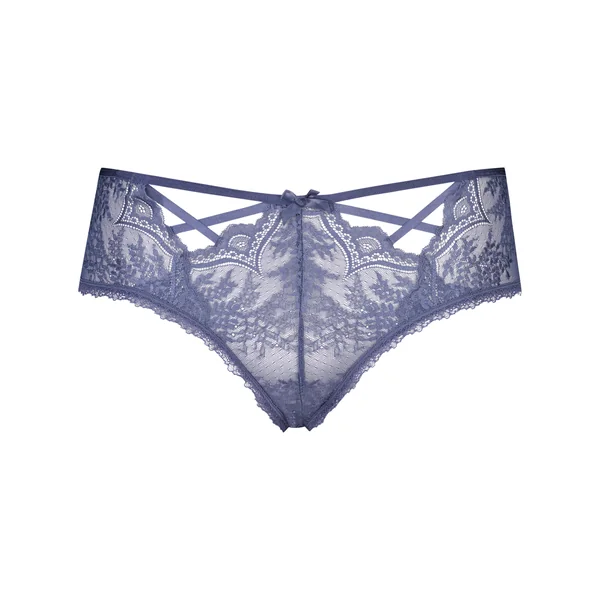 Slip brésilien Lacey Curvy - Bleu