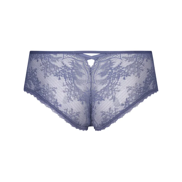Slip brésilien Lacey Curvy - Bleu